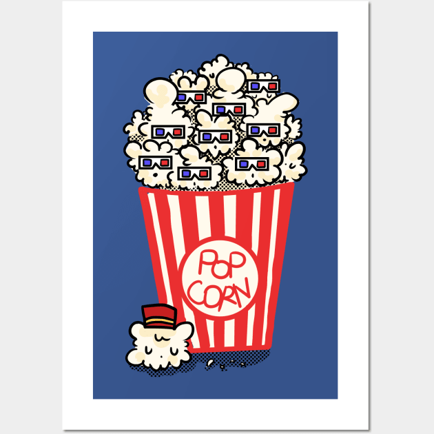 3D Popcorn Wall Art by Fluffymafi